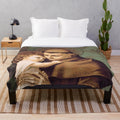 Plush blanket with image of St. Anthony of Padua, a beloved Catholic saint