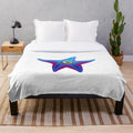 Plush blanket depicting Starro the Conqueror, a DC Comics character