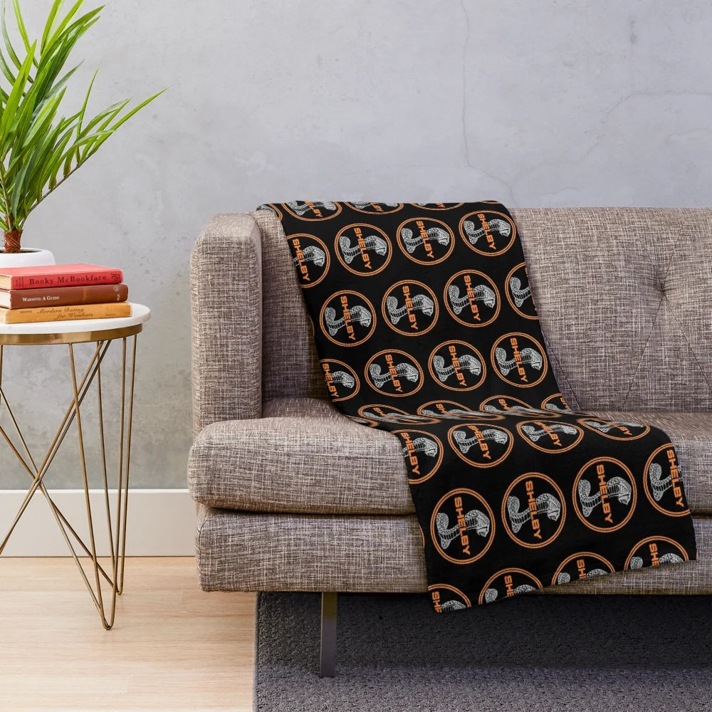 Ford Shelby Mustang Inspired Plush Blanket