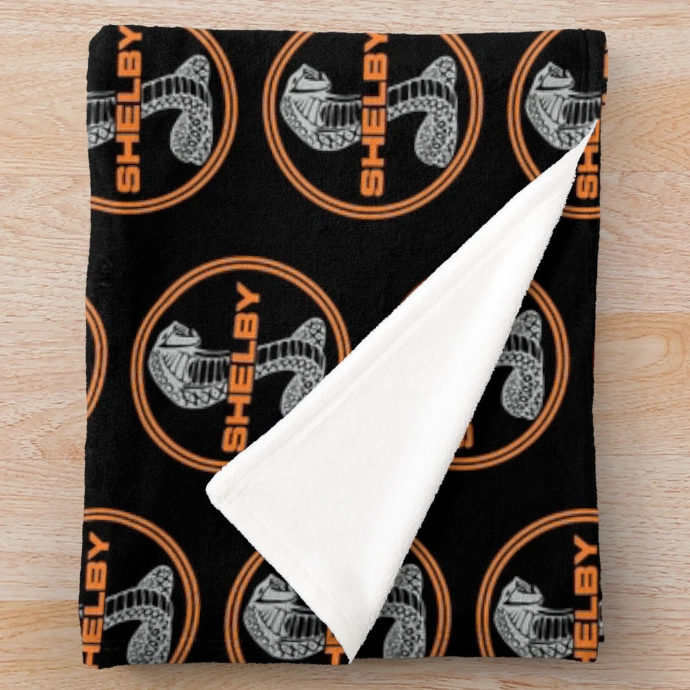 Ford Shelby Mustang Inspired Plush Blanket