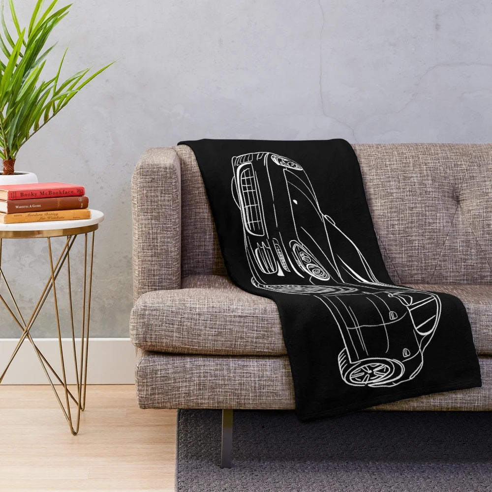 Porsche Panamera plush blanket