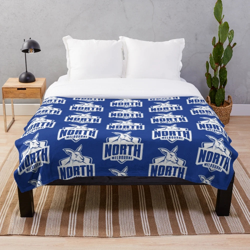North Melbourne Kangaroos plush blanket