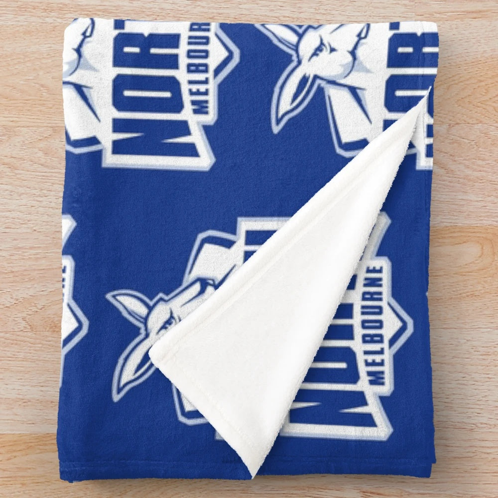 North Melbourne Kangaroos plush blanket