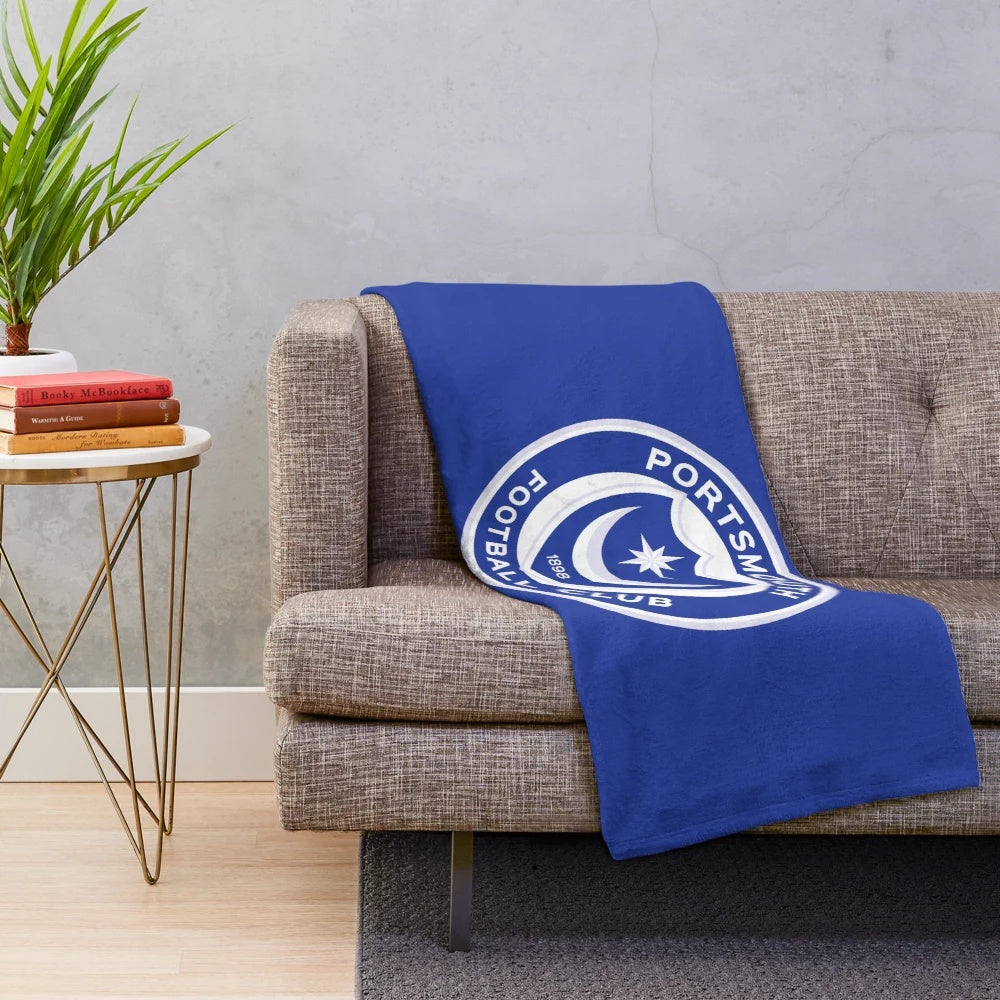 PORTSMOUTH FC Plush Blanket