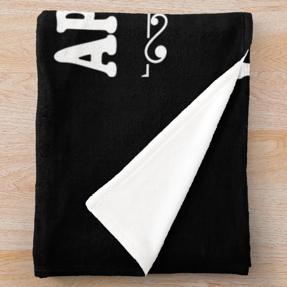 Plush blanket with "I don't work on Fridays" text, ideal for office and career-focused humor