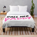 Call Her Daddy Podcast Plush Blanket