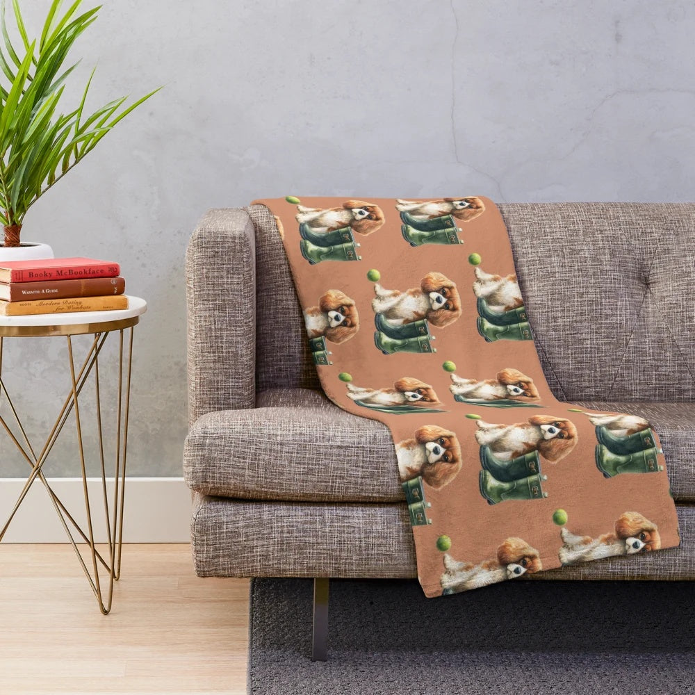 Cavalier King Charles Spaniel Plush Blanket