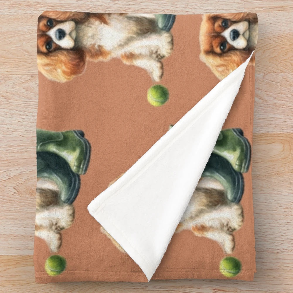 Cavalier King Charles Spaniel Plush Blanket