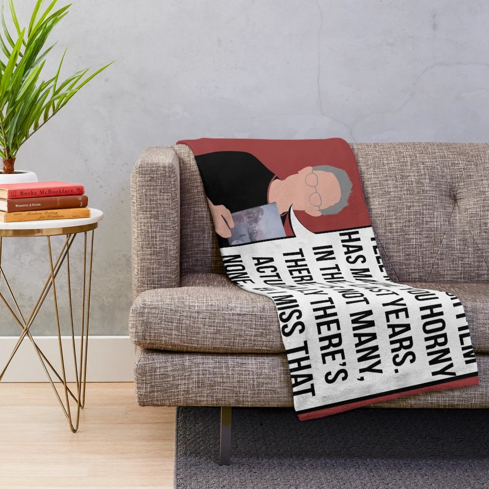 Gael Garcia Bernal-inspired plush blanket for cinema enthusiasts
