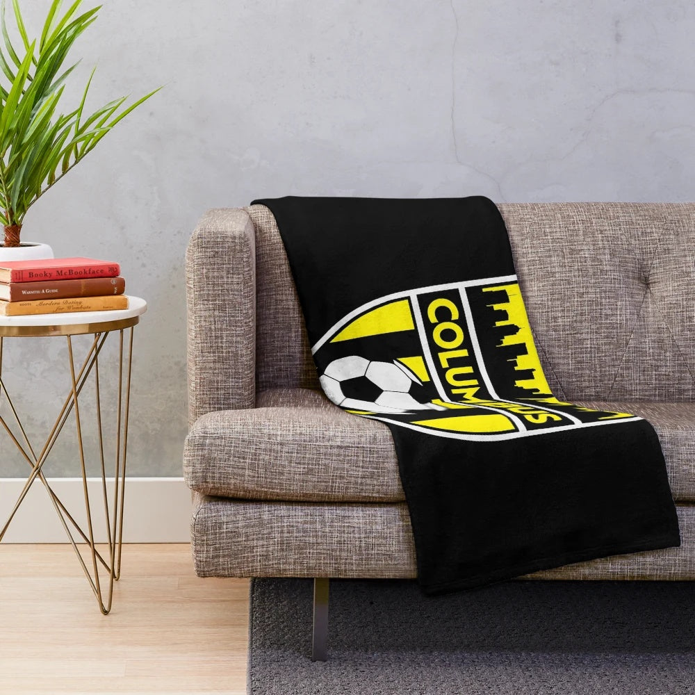 Columbus Crew SC Futbol Fan Plush Blanket