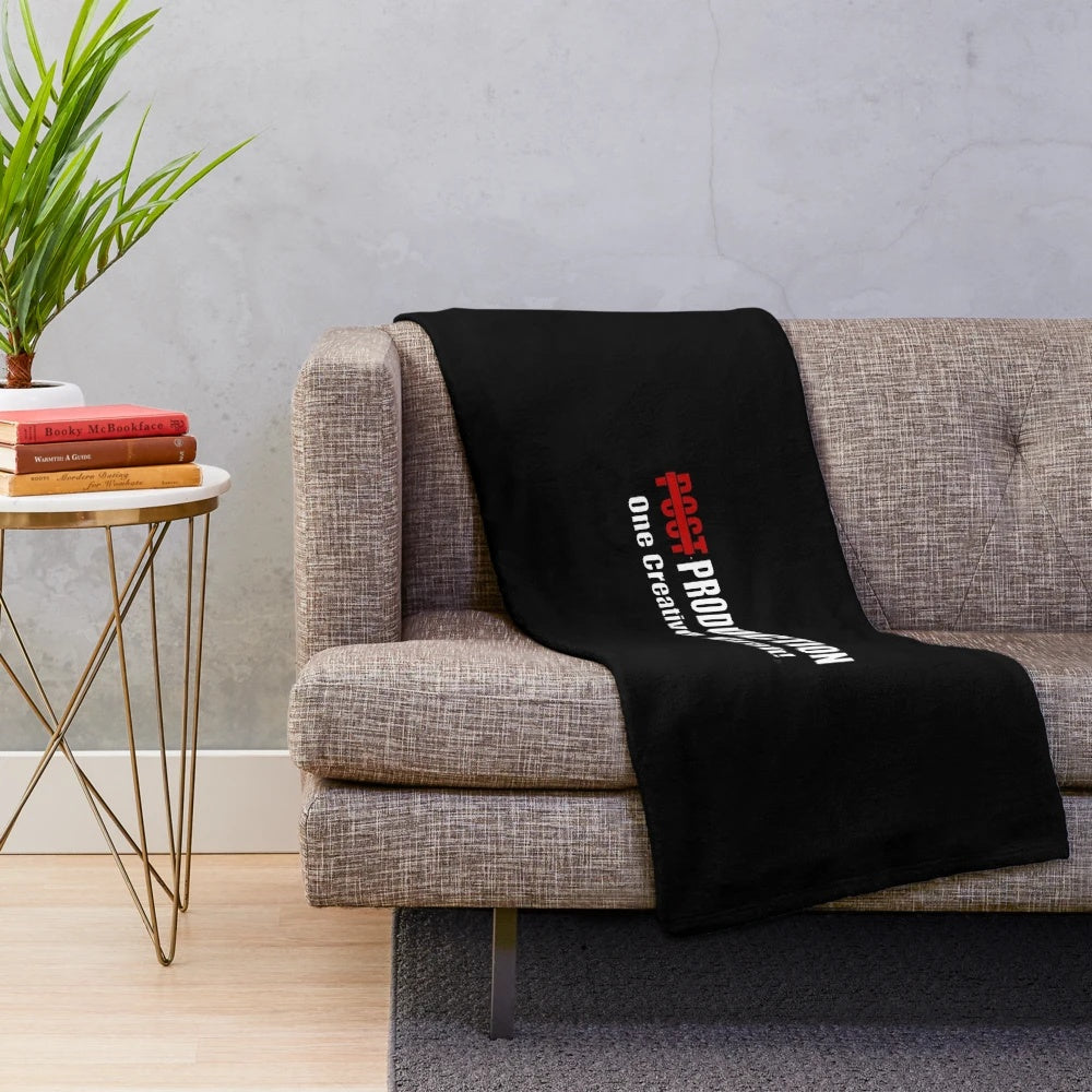 Plush blanket with creative craft design