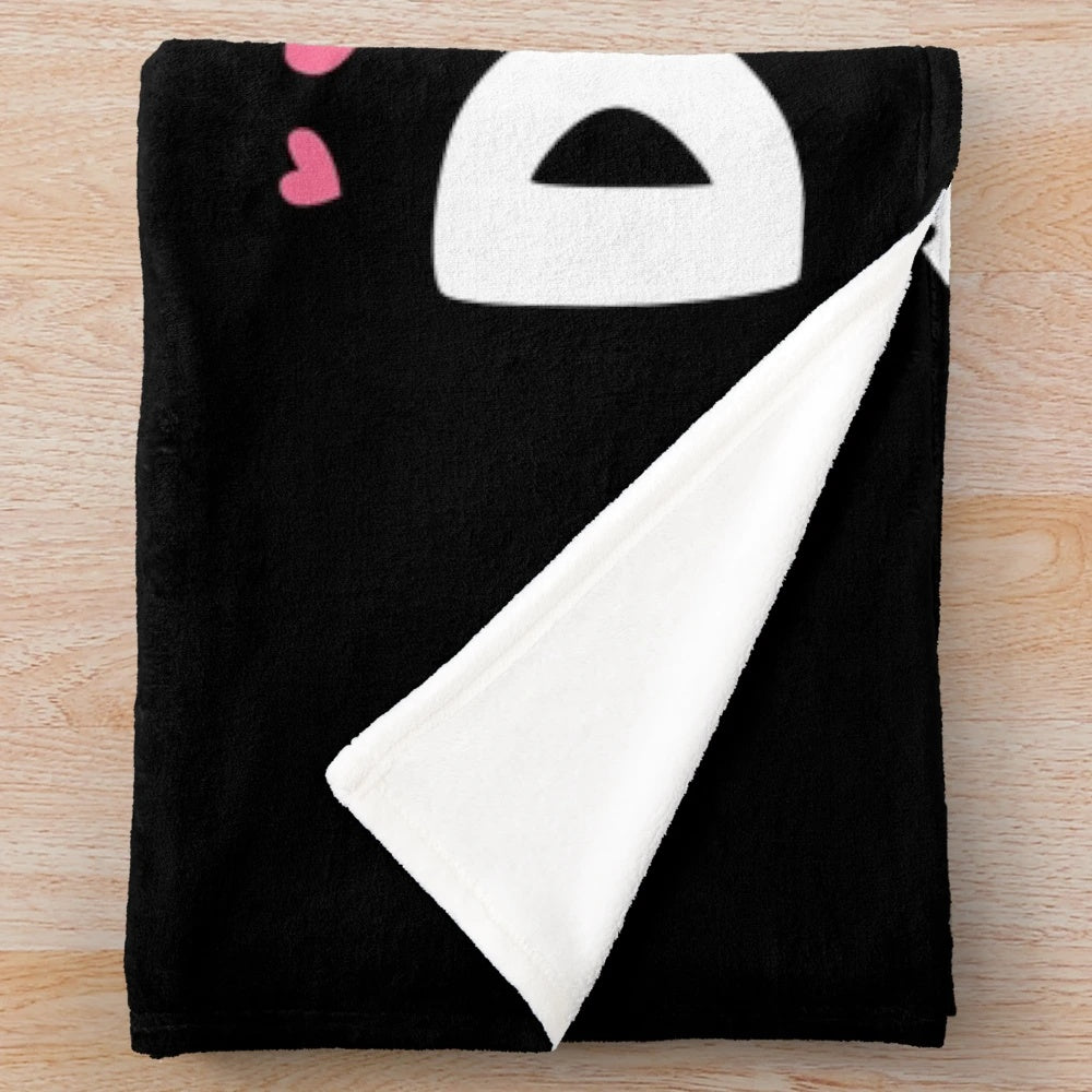 Soft and cozy plush blanket featuring a "Just a Girl who Loves Ducks" design for duck enthusiasts
