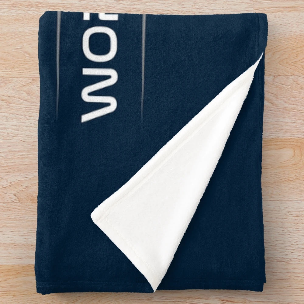 Dutch racing driver plush blanket