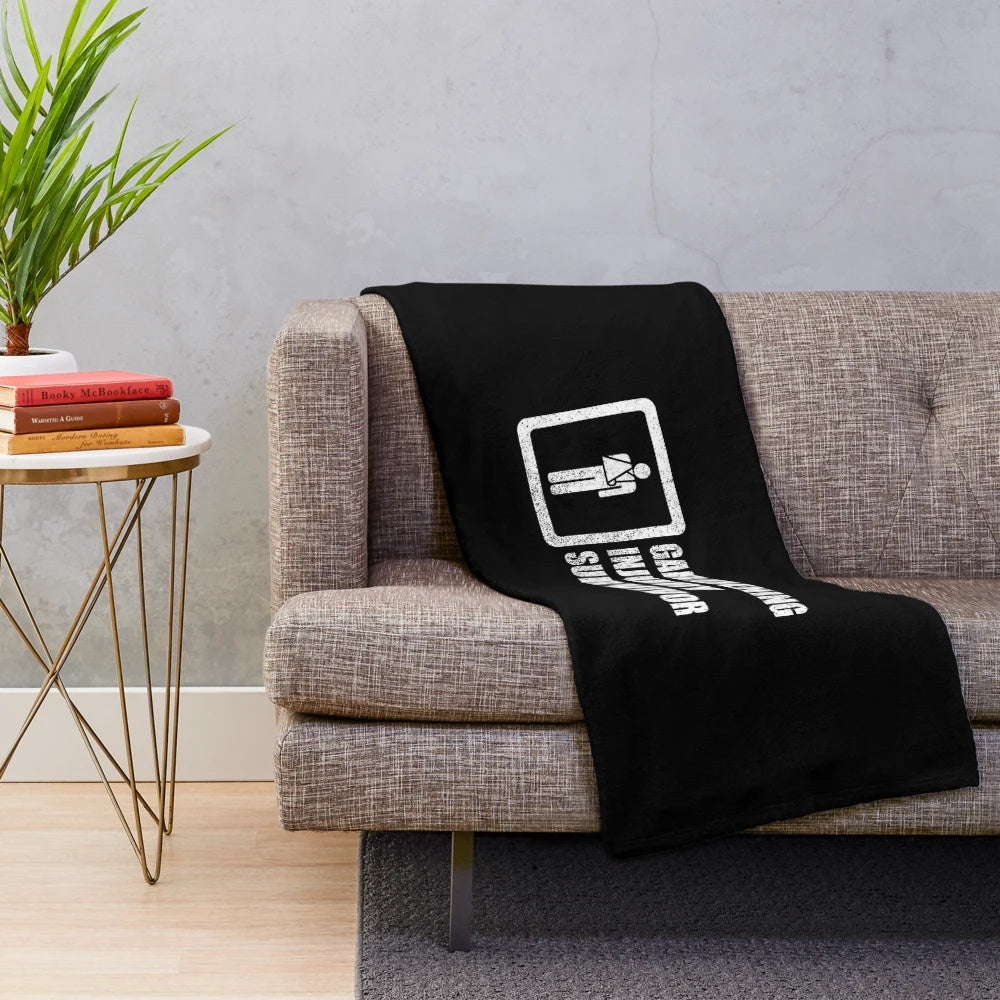 Gardening Injury Survivor Plush Blanket