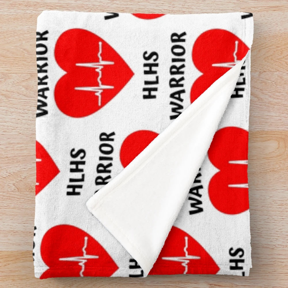 Plush Blanket for HLHS Warriors and Heart Disease Fighters