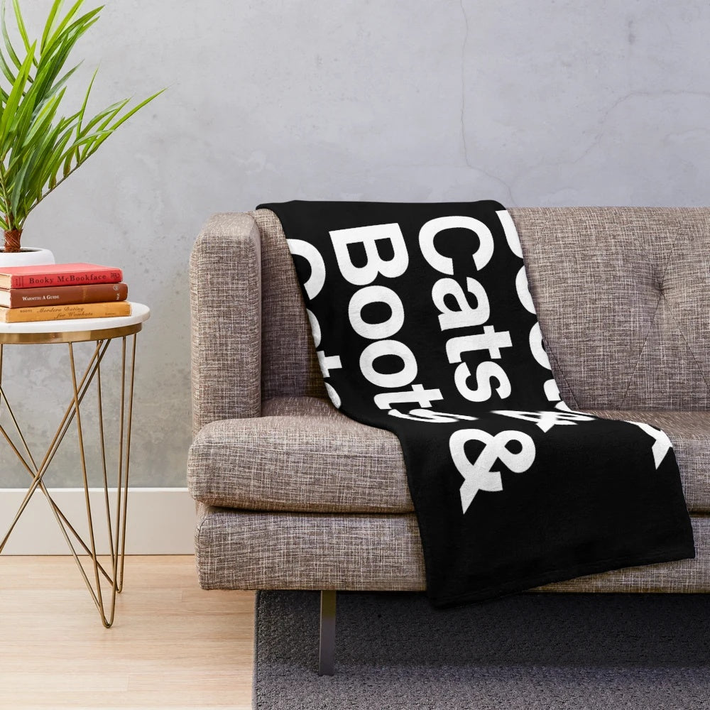 Plush blanket with house music, EDM, DJ, and dubstep design