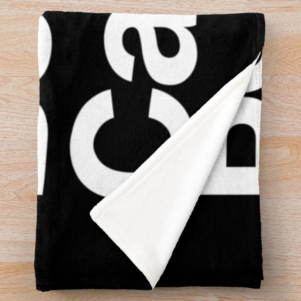 Plush blanket with house music, EDM, DJ, and dubstep design