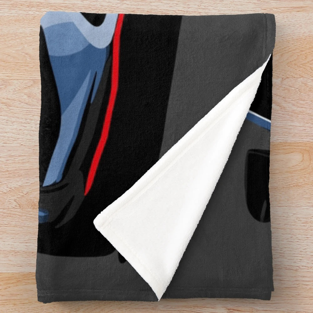 Hyundai i30 N performance car inspired plush blanket