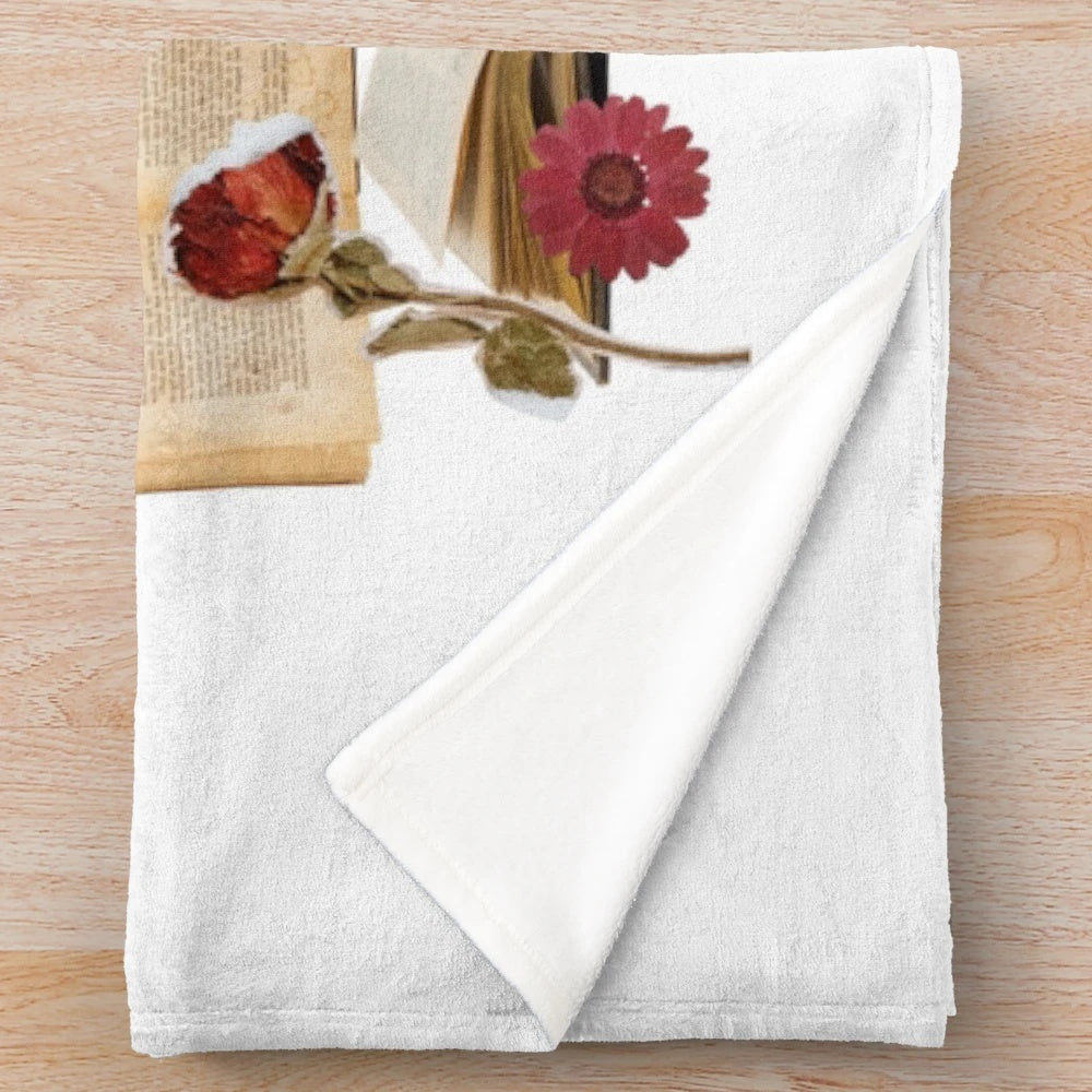 Cozy plush blanket with "Journaling is My Therapy" text for journal writing enthusiasts