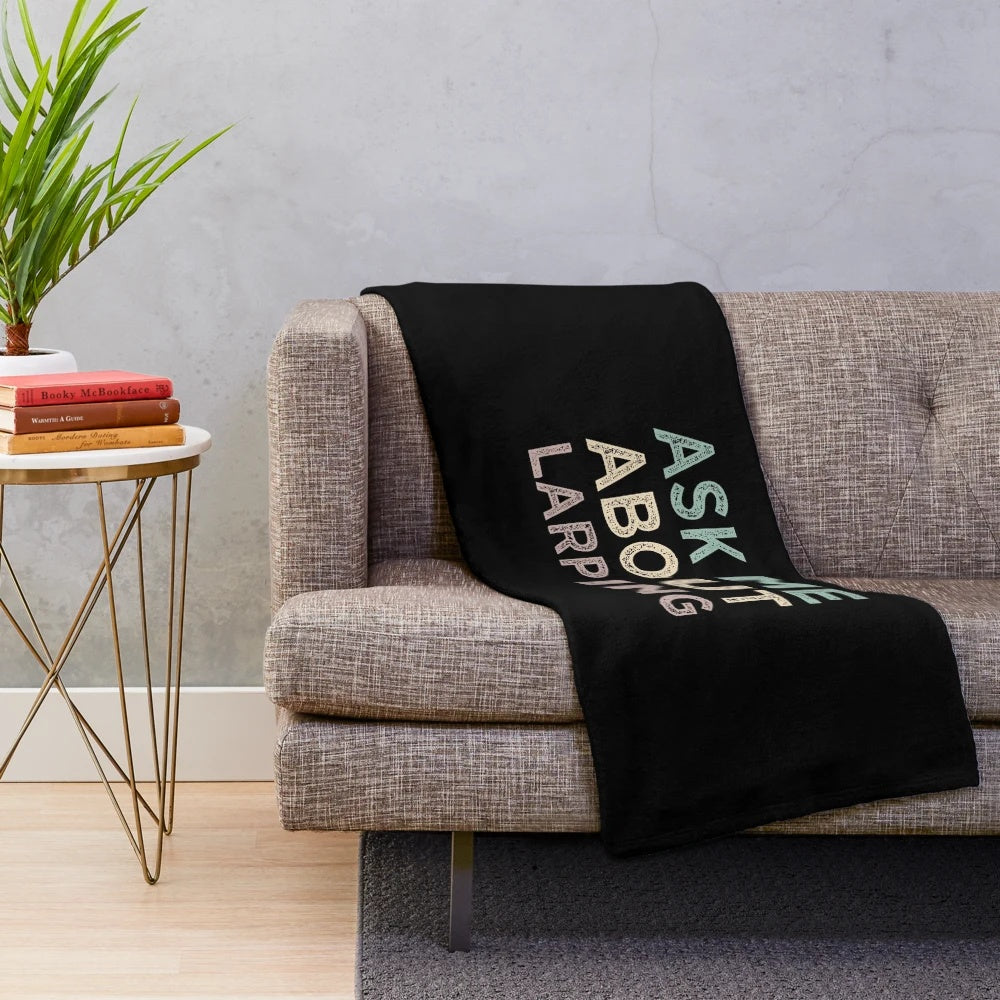 Larp enthusiast plush blanket