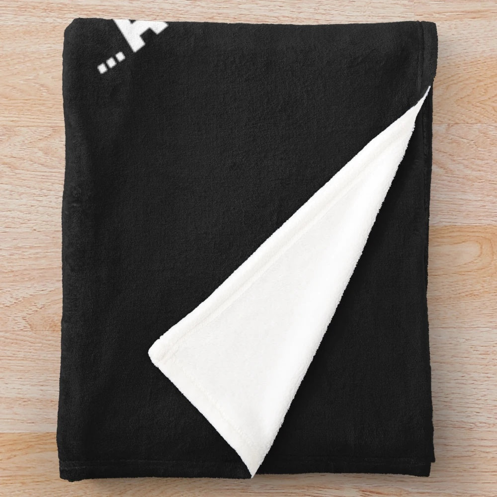 Plush blanket featuring a humorous design about lawyers and their feelings
