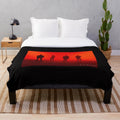 Plush blanket featuring the members of metalcore band Bad Omens