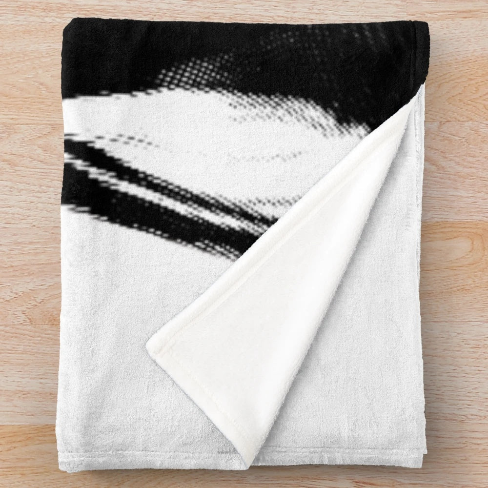 Plush blanket featuring iconic electronic music artwork