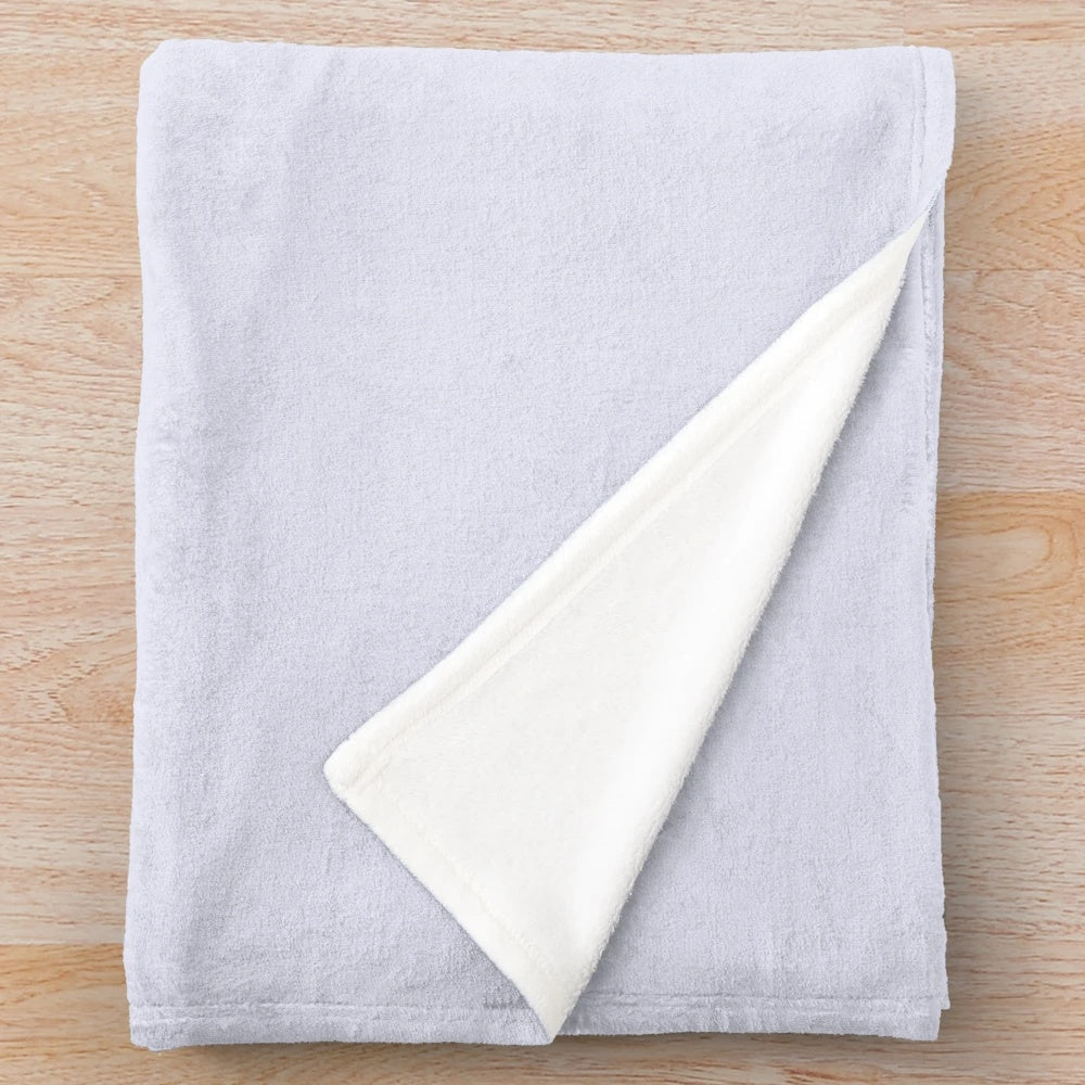 Plush blanket with "Sorry, I Was Sleeping" text for napping and relaxation