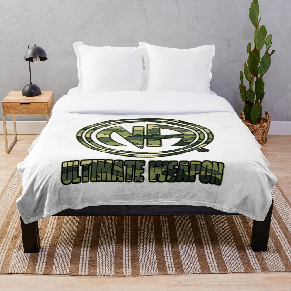 Narcotics Anonymous 12 Steps Camo Plush Blanket