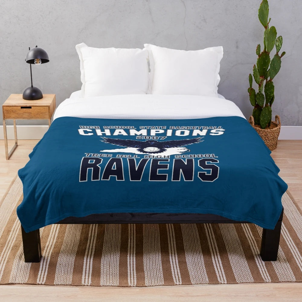 One Tree Hill High School Basketball Champions Plush Blanket