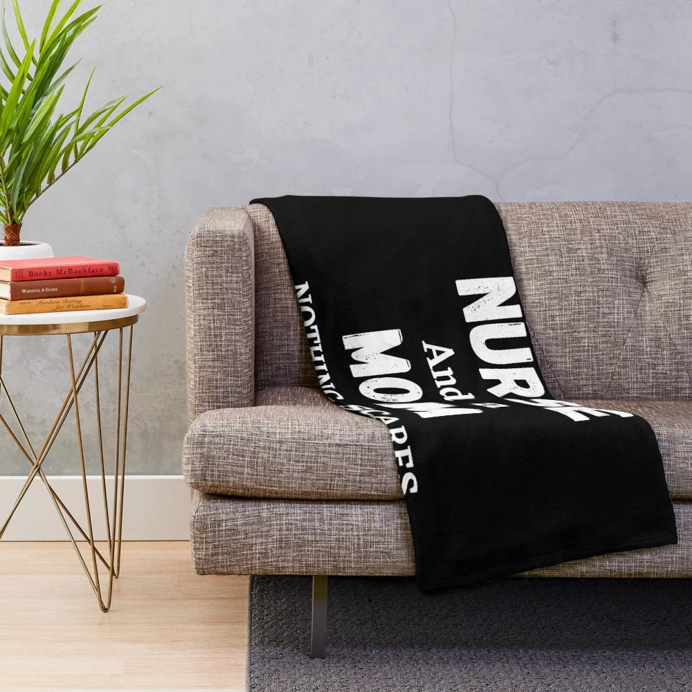 Plush blanket for nurses and moms
