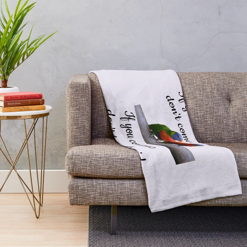 Plush blanket with a "real love" design