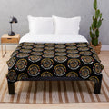 Plush blanket for reptile lovers with herpetology design