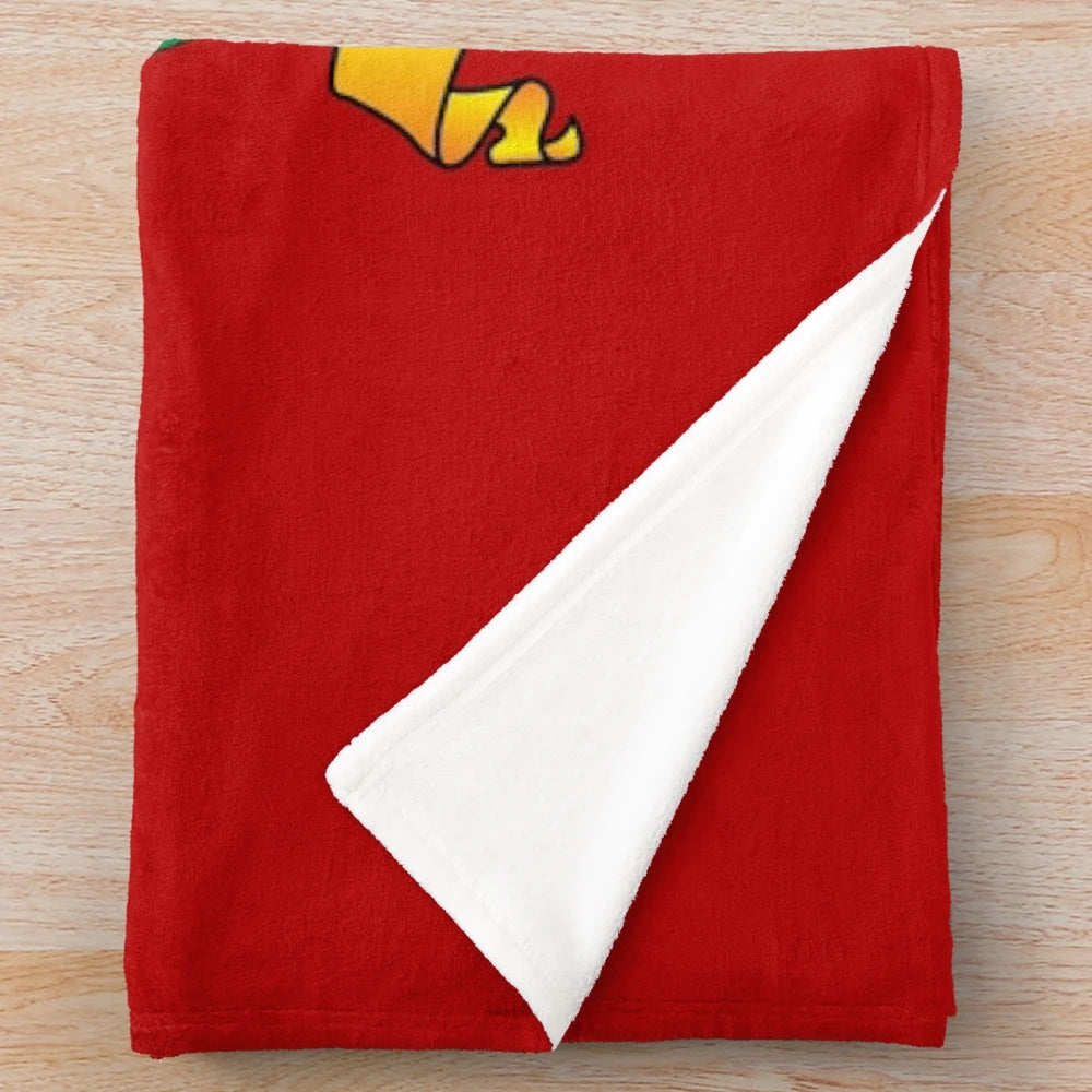 Soft, cozy plush blanket featuring the iconic Royal Marines insignia