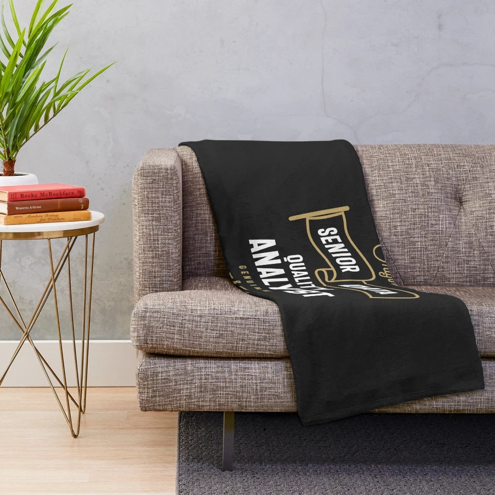 Senior Data Quality Analyst Plush Blanket