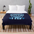 Swimming Butterfly Plush Blanket