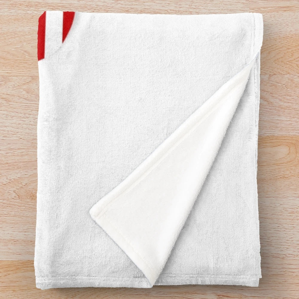 Chef plush blanket featuring an illustration of a chef