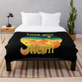 Plush blanket with text "Best Mom in the History of Ever, Love You Mom