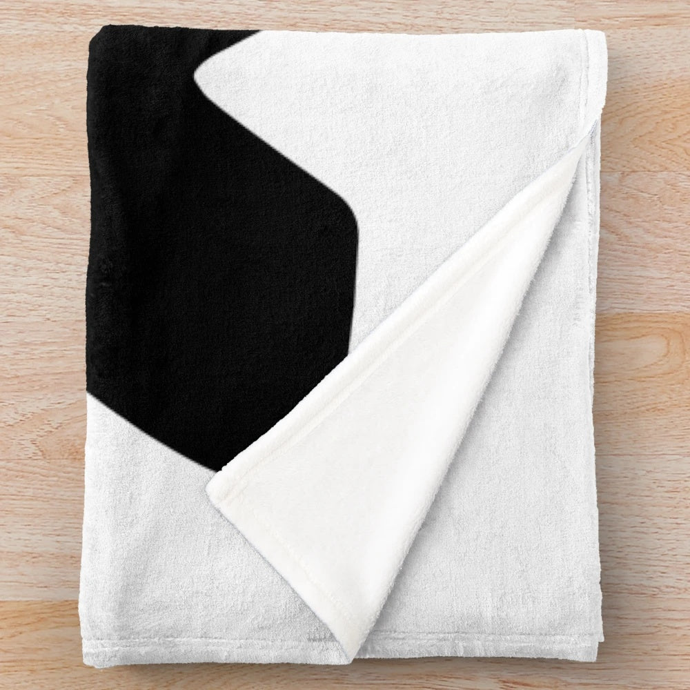 Meeple couple in love design on a plush blanket