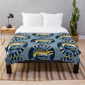 Toledo Walleye Hockey Logo Plush Blanket