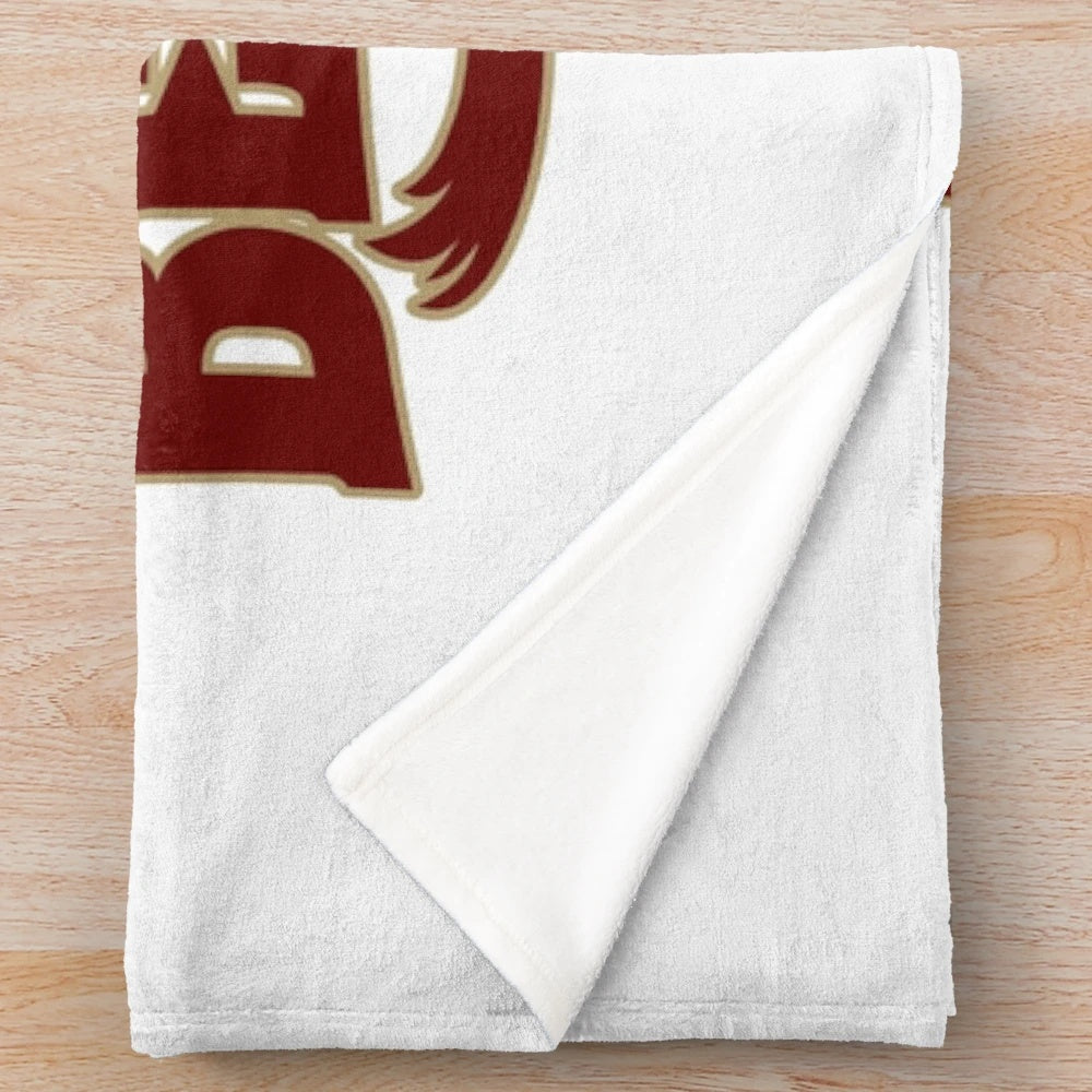 Soft and cozy plush blanket featuring the Willamette University Bearcats logo