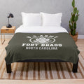 Fort Bragg North Carolina Plush Blanket