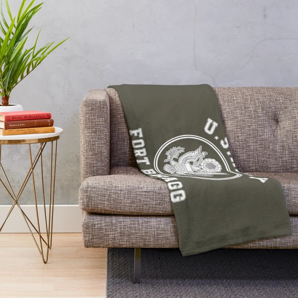 Fort Bragg North Carolina Plush Blanket