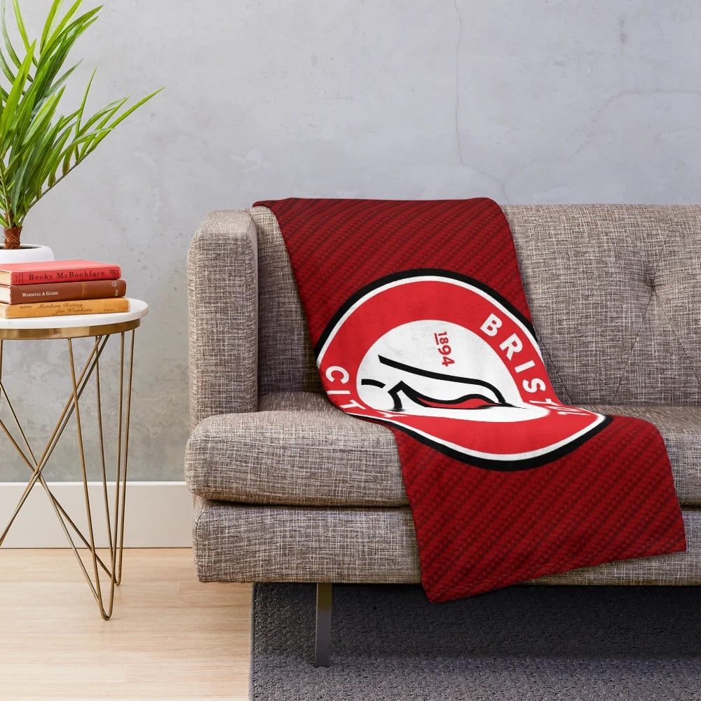 Bristol FC inspired plush blanket