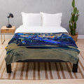 Alexander Albon Plush Blanket with Formula 1 Racing Inspiration