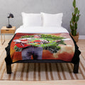 Plush blanket featuring lyrics and artistry inspired by British indie artist Richard Hawley