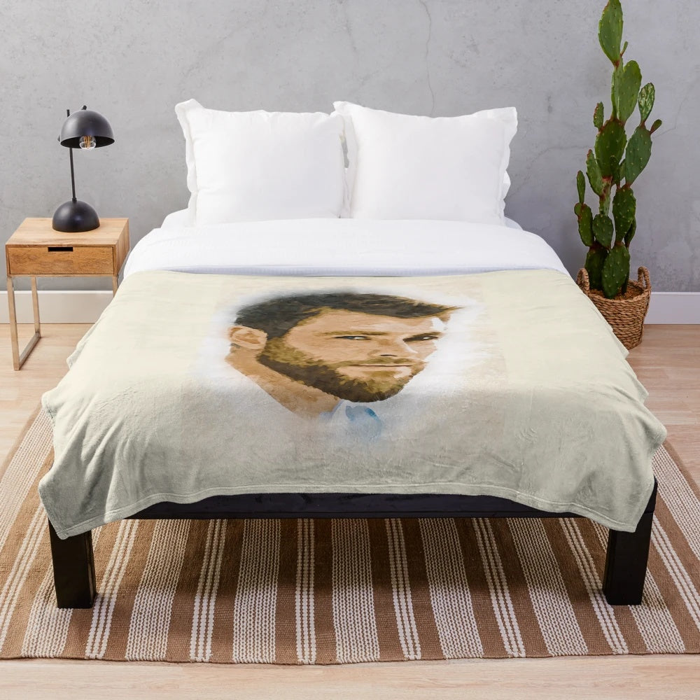 Chris Hemsworth Plush Blanket - Movie Fan Gift