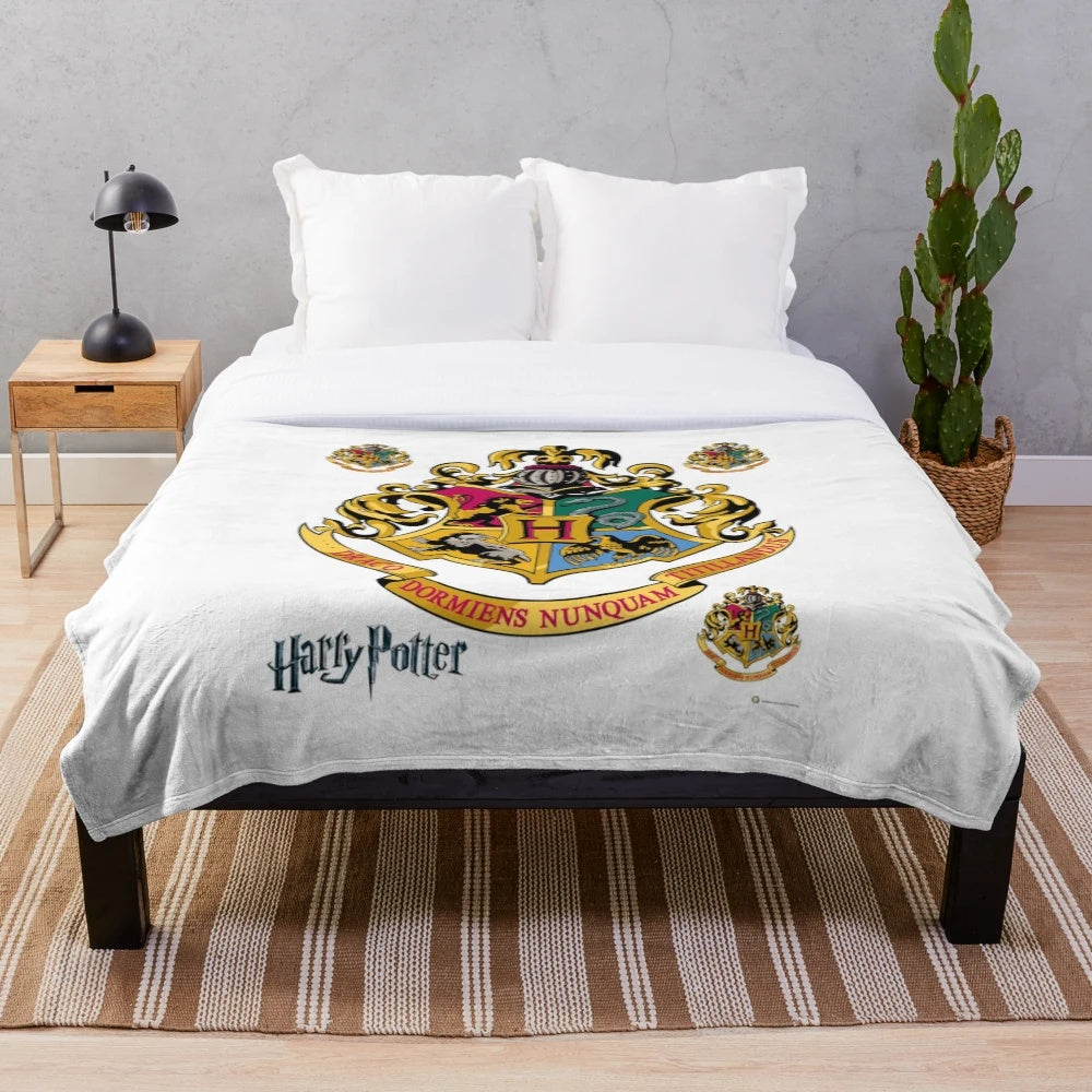 Cozy plush blanket featuring cinematic heroes