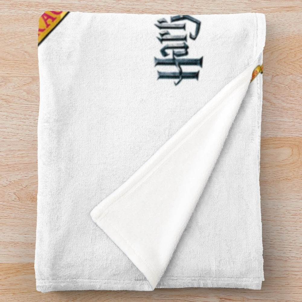 Cozy plush blanket featuring cinematic heroes