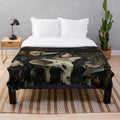 Plush blanket featuring Hieronymus Bosch's iconic Renaissance artwork